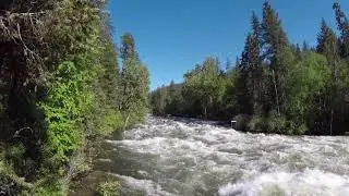 Kayak race (mass start) Bigfork Whitewater Festival