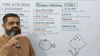 Poisonous & Venomous Fishes Urdu/Hindi medium @prof.masoodfuzail| Fish toxins