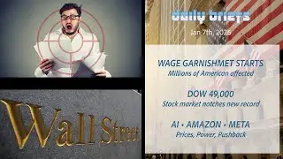 Student Loan Wage Garnishment Begins | Dow 49,000 | AI, Amazon, Meta, Tesla, Ford News | DB Jan 7