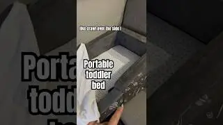 Cozy, portable, and foldable toddler bed&mdash;perfect for home, travel, and naps. Easy to clean & comfy!