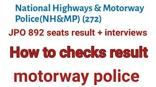 How to check result motorway police jobs jpo by pts - pts result