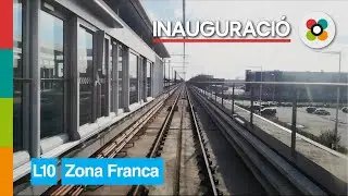 L10 Sud Metro de Barcelona Zona Franca | Inauguració 2020
