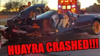 17 YEAR OLD CRASHES DADS PAGANI HUAYRA ROADSTER IN DALLAS TEXAS!!! *EXCLUSIVE VIDEOS*