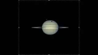 Shadow Transit of  Titan on Saturn 9/3/2025 to 9/4/2025