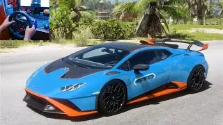 Lamborghini Huracan STO Edition - Forza Horizon 5 Ultra Realistic Logitech G29 Gameplay
