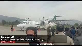 Reopening of Saidu sharif Airport swat after 17 years || Vguide tours