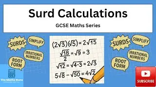 Surds calculation - GCSE Higher Maths