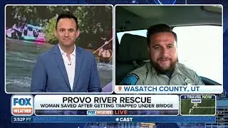 Utah Department Of Natural Resources Officers Help Save A Woman Trapped Under A Bridge