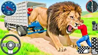 Animal Cargo Truck Driving Game 3D - Animal Transport Cargo Truck 2024 - Android Gameplay