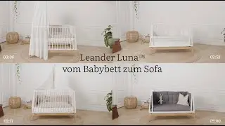 Montageanleitung f&uuml;r das Leander Luna&trade; Babybett (DE)