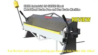Review KAKA Industrial 16 GAUGE Sheet Metal Hand Brake Pan and Box Brake Machine 2021