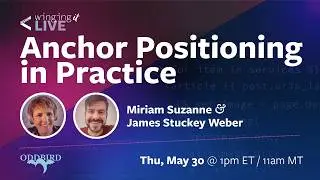 CSS Anchor Positioning in Practice - Winging It Live