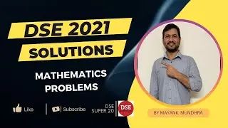 DSE 2021 Paper Solutions || MA Eco Entrance || Q1-10 || Maths || #DSE #isi #jnu #igidr #iitjam