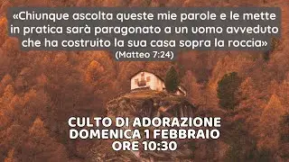 Culto del 1 febbraio 2026
