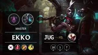Ekko Jungle vs Lee Sin - KR Master Patch 9.14
