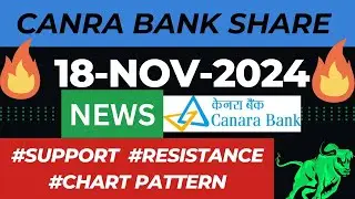 CANARA BANK SHARE LATEST NEWS TODAY| ICANARA BANK SHARE NEWS | 18-NOV-2024 | #stockmarket