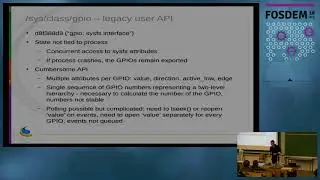 New GPIO interface for linux user space GPIO character device API and libgpiod