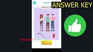 Brain Rush - Thinking Puzzle LEVEL 61 Change her look - Gameplay Walkthrough Android IOS
