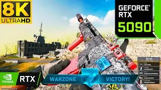 COD Warzone : 8K Maximum Settings ( RTX 5090 32GB / DLSS ON / FG ON )