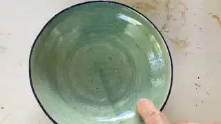Testing the efficacy of rubber clay treatment on leatherhard clay