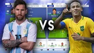 Messi's Argentina VS Neymar's Brazil - FIFA 19 Experiment