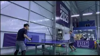 My secret weekend workout Table Tennis