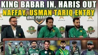 PCB Announced T20 WC Squad .... Big Changes ... Babar is Back.. Haris Out... Youngster entry