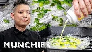 How To Make Vietnamese Pizza aka B&aacute;nh Tr&aacute;ng Nuong with Di an Di
