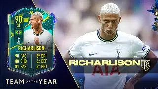 OMG!! RIDICULOUS CARD! 😎 90 Moments Richarlison Player Review - FIFA 23 Ultimate Team
