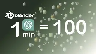 Blender Tutorial: 100 Objects in 1minute (2023)