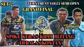 MENEGANGKAN | KEMENANGAN TIM KIPLI BLITANG CS DKK VS YUDI KENDIL DKK | GRAND FINAL VOLLY BALL
