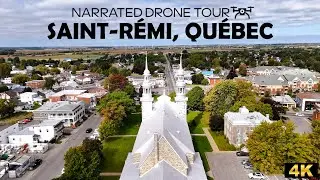 ⚜️ Saint-R&eacute;mi, Qu&eacute;bec 🇨🇦 | Stunning 4K Drone Views Captured with DJI Mini 4 Pro 🌟✨