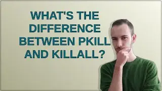 Unix: What's the difference between pkill and killall?