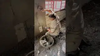 The fastest method of plastering a wall 2.#construction #shots #shortvideo #shorts #short #ytshorts