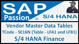 Основные таблицы поставщиков в SAP | LFA1 | LFB1