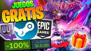 3 JUEGOS GRATIS EPIC GAMES, 5 GRATIS de STEAM & LISTA COMPLETA AMAZON LUNA 🎁