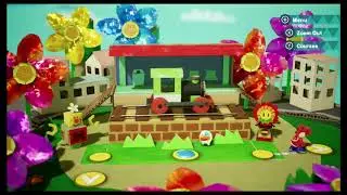 Yoshi's Crafted World 100% - Sunshine Station & Yarrctopus Docks Flips Side Souvenirs