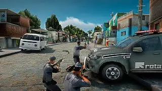 Invadindo a favela no NOVO GTA BRASIL ULTRA REALISTA