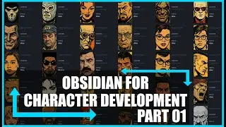 Obsidian Vault For Writers: Character Development Part 1