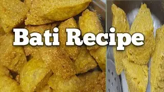 खंमग खुसखुशीत बट्टी रेसीपी। Khamag Kuskushit Bati Recipe। Dal Bati।