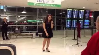 BWI AIRPORT JESSICA  I'D RATHER GO BLIND
