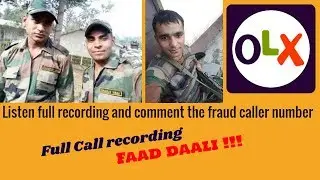 OLX fraud || Indian Army || Praveen || Srikant