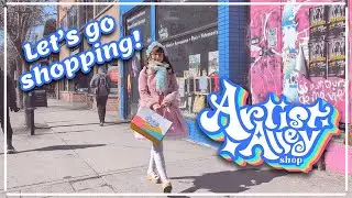 Come with me to Artist Alley Shop! | Lolita Vlog