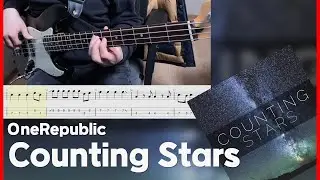 OneRepublic - Counting Stars [Bass cover] (+Tab)