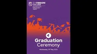 GHRCEM Jalgaon 4th Graduation Ceremony 2025