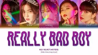 RED VELVET - REALLY BAD BOY (ПЕРЕВОД | КИРИЛЛИЗАЦИЯ | COLOR CODED LYRICS)