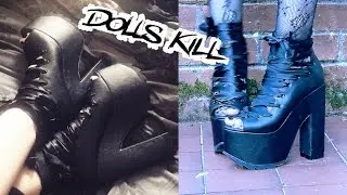 Dolls Kill Ballet Bae Platforms - Unboxing/Review | Toxic Tears