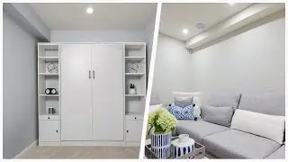 75 Farmhouse Basement With A Home Theater Design Ideas You'll Love 🌈