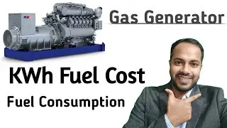 Gas Generator Cost per KWh | Gas Generator Fuel Consumption | GG unit rate Calculation