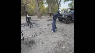Chief Keef shooting micro Draco in the woods #viral #chicago #glogang #sosa #bd #draco